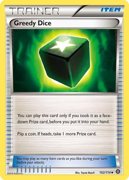 Greedy Dice card art