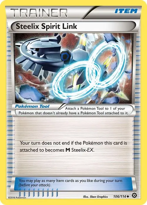 Steelix Spirit Link card art