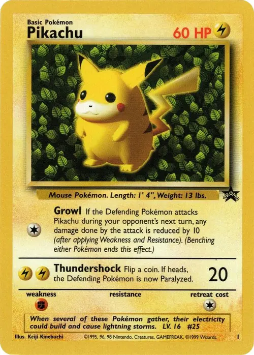 Pikachu (1) card art