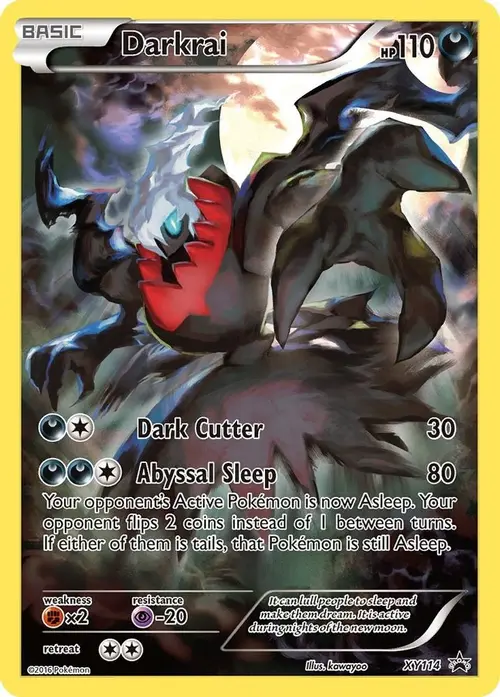 Darkrai - XY114 card art