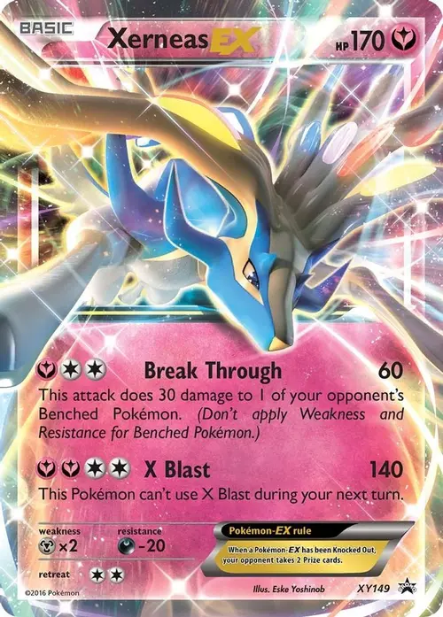 Xerneas EX - XY149 (Shiny) card art