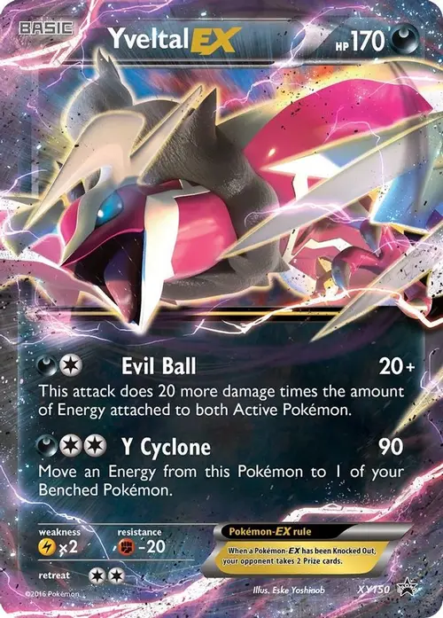 Yveltal EX - XY150 (Shiny) card art