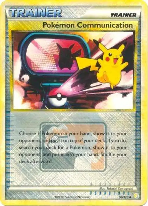 Pokemon Communication - 98/123 (League Promo) card art