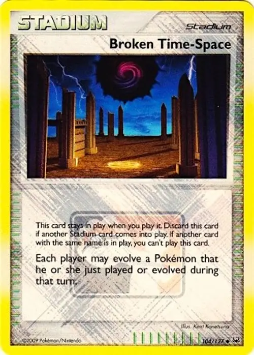 Broken Time-Space - 104/127 (League Promo) card art
