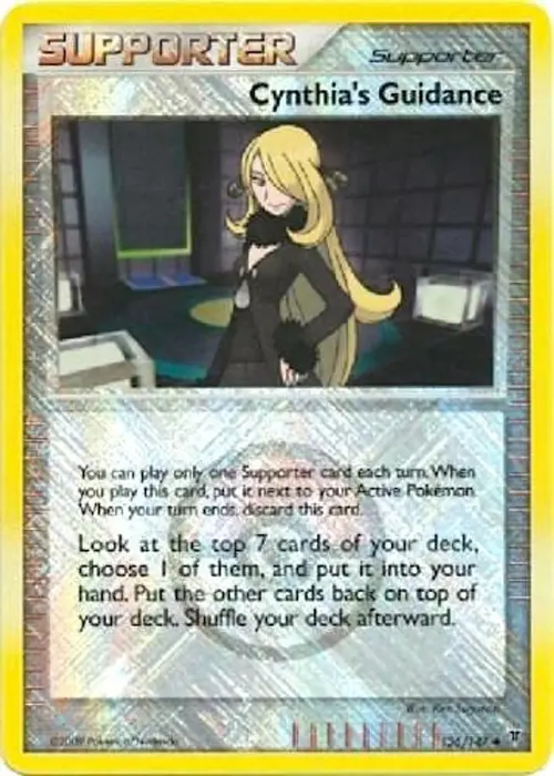 Cynthia's Guidance - 136/147 (League Promo) card art
