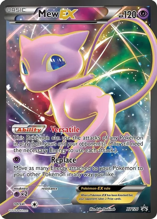 Mew EX - XY126 card art