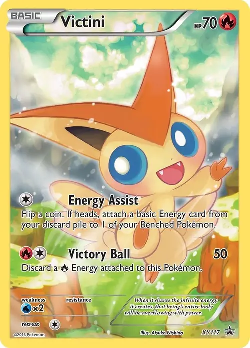 Victini - XY117 card art