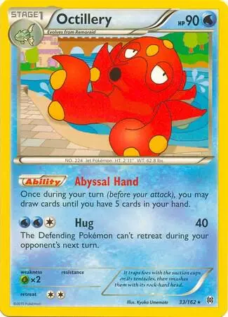 Octillery - 33/162 (XY Breakthrough) card art