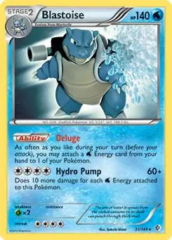 Blastoise - 31/149 (BW Boundaries Crossed) card art