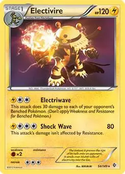 Electivire - 54/149 (BW Boundaries Crossed) card art