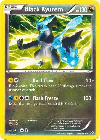 Black Kyurem (BW Boundaries Crossed) card art
