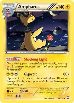Ampharos - 40/114 (XY Steam Siege) card art