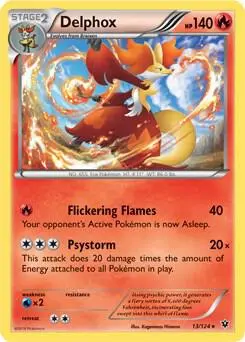 Delphox - 13/124 (XY Fates Collide) card art