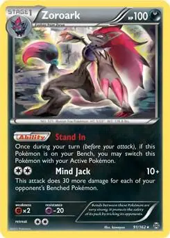 Zoroark - 91/162 (XY BREAKthrough) card art