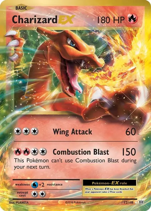 Charizard EX card art