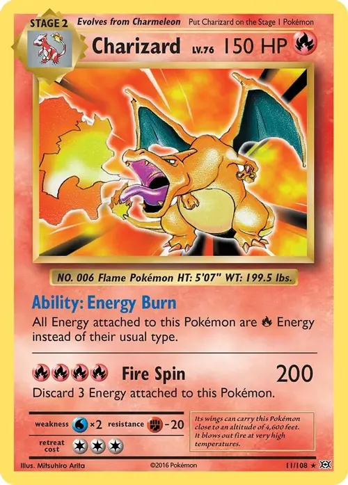 Charizard card art