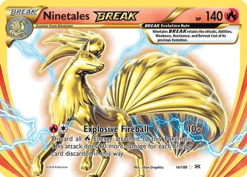 Ninetales BREAK card art