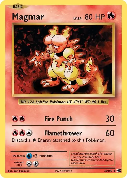 Magmar card art