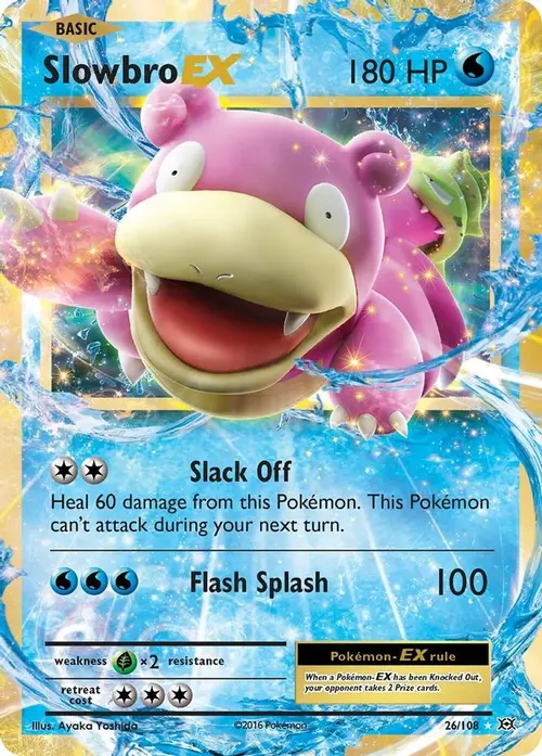 Slowbro EX card art
