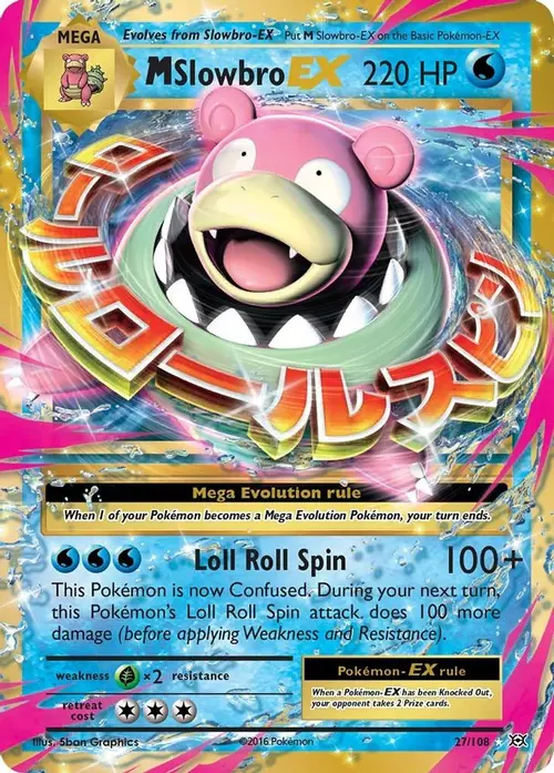 M Slowbro EX card art