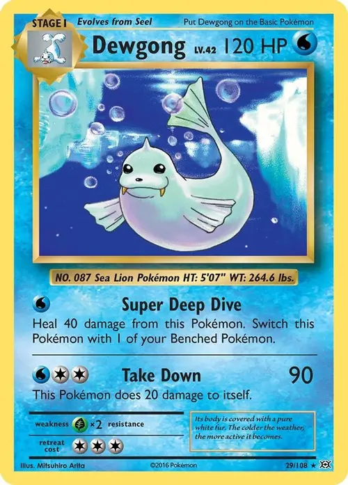 Dewgong card art