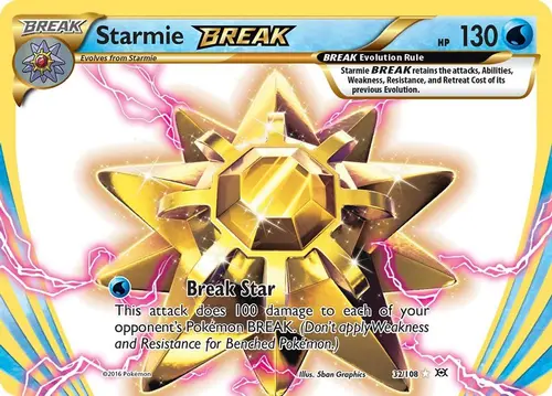 Starmie BREAK card art