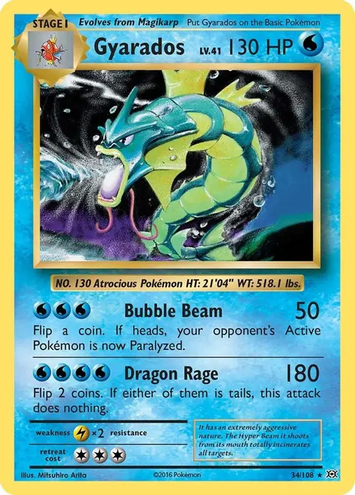 Gyarados card art