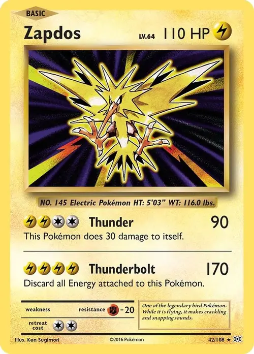 Zapdos card art