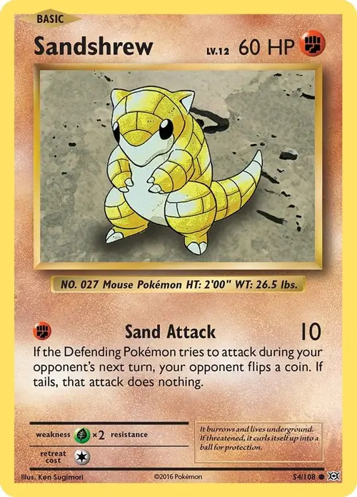 Sandshrew card art