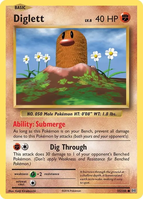 Diglett card art
