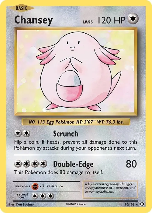 Chansey card art