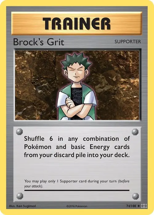 Brock's Grit card art