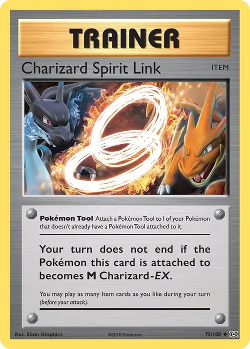Charizard Spirit Link card art
