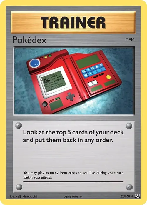 Pokedex card art