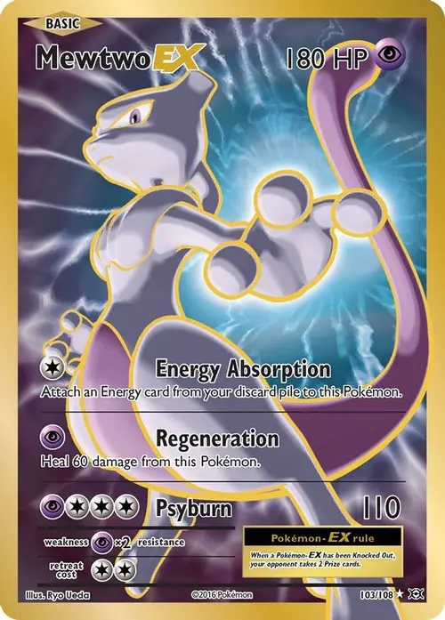 Mewtwo EX (Full Art) card art