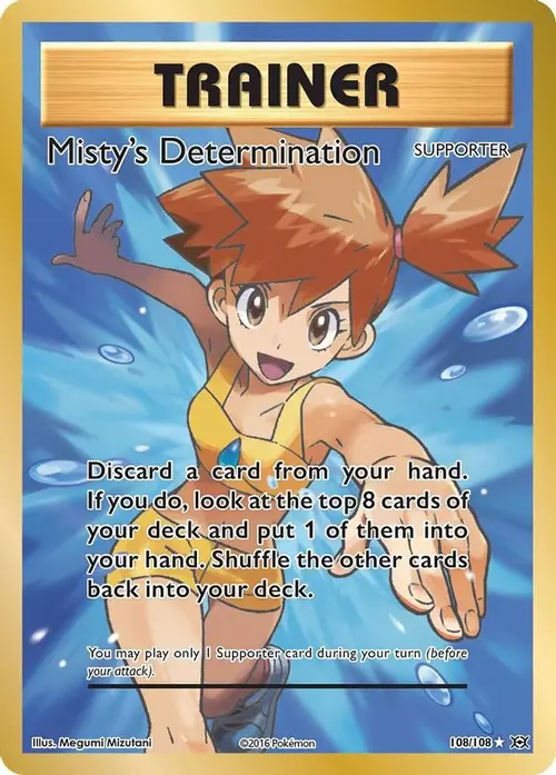 Misty's Determination (Full Art) card art