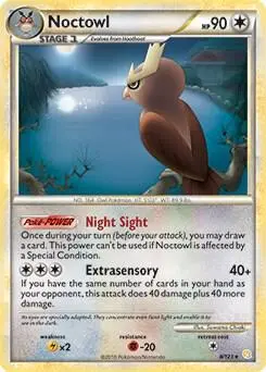 Noctowl - 8/123 (HeartGold & SoulSilver) card art