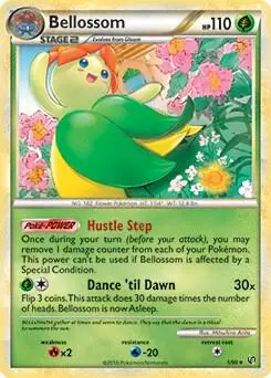 Bellossom - 1/90 (HGSS Undaunted) card art