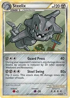 Steelix - 24/95 (HGSS Unleashed) card art