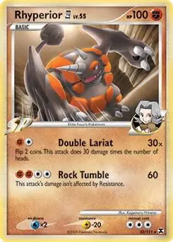 Rhyperior E4 - 32/111 (DPPt Rising Rivals) card art
