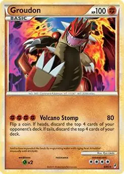 Groudon - 6/95 (Call of Legends) card art