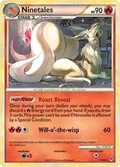 Ninetales - 17/95 (Call of Legends) card art
