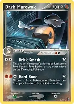 Dark Marowak - 7/109 (EX Team Rocket Returns) card art