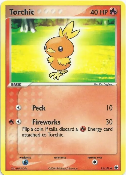 Torchic card art