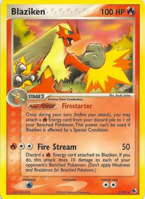 Blaziken card art