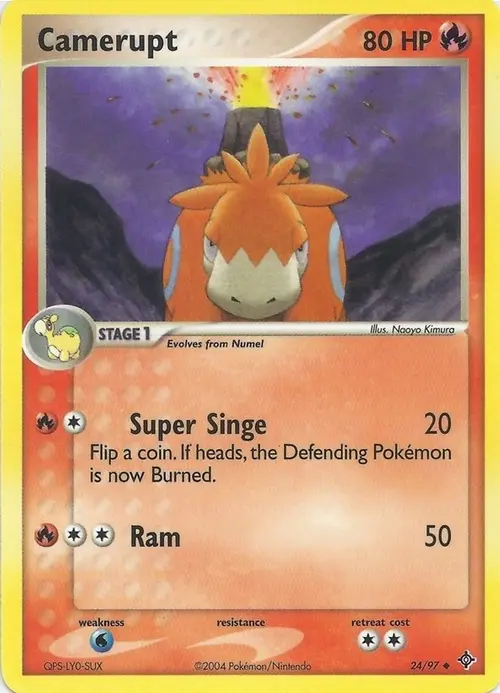 Camerupt card art