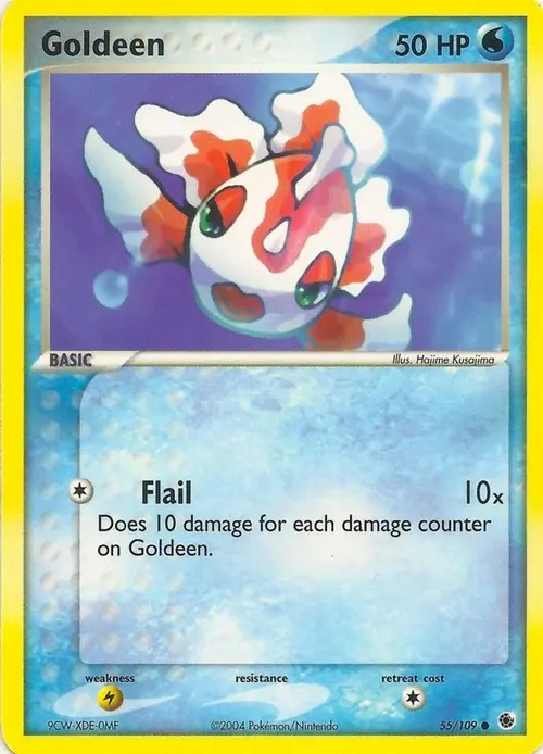 Goldeen card art