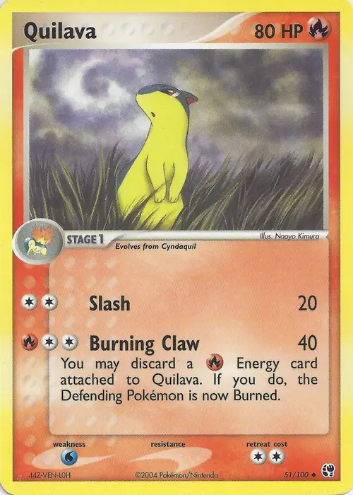 Quilava card art