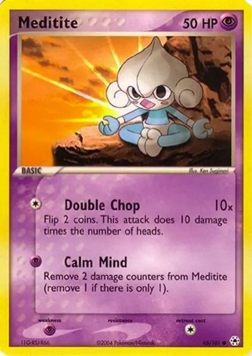 Meditite card art