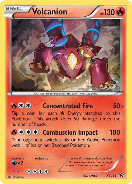 Volcanion - XY164 card art